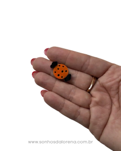 APLIQUE ACRILICO HALLOWEEM BALA LARANJA 1,5CM (02 UNIDADES) - comprar online