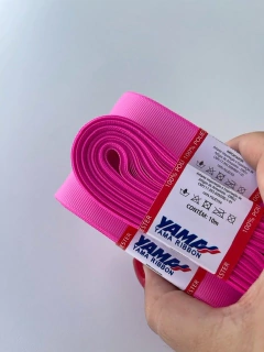 FITA GORGURÃO LISO YAMA COR 199 ROSA SCARPY COM 10 METROS - comprar online