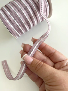 FITA VELUDO SOFT ROSA CHÁ 1 METRO - Sonhos da Lorena