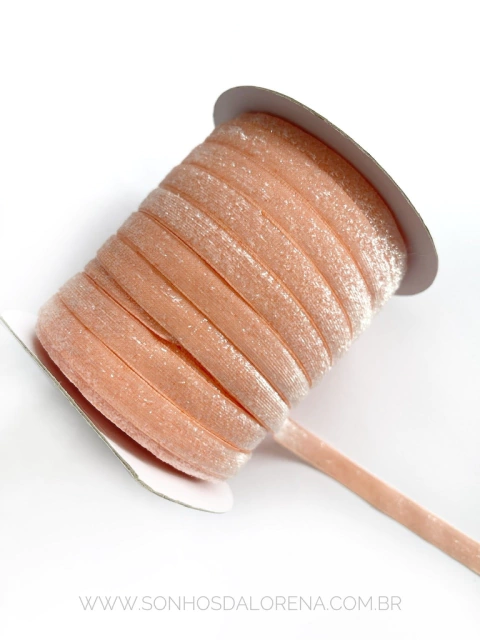 FITA DE LUREX 10MM SALMÃO CANDY PEÇA COM 3 METROS