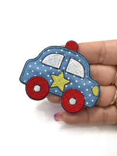 APLIQUE TERMOCOLANTE CARRO DA POLICIA TAM P 5,5X6CM UNIDADE - loja online