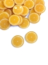 APLIQUE LARANJA DE ACRÍLICO 2,5 KIT COM 02 UNIDADES