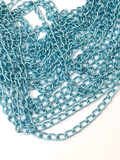 CORRENTES DE ALUMINIO DE 2MM AZUL COM 50CM