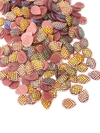 APLIQUE DRUSAS COM 10 GRAMAS GOTA VERMELHA 13X18MM