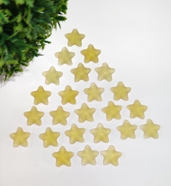 APLIQUE ESTRELA AMARELO DE JUJUBA PEQUENA KIT COM 02 UNIDADES - comprar online
