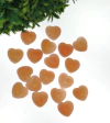APLIQUE CORAÇÃO LARANJA DE JUJUBA PEQUENA KIT COM 02 UNIDADES - comprar online