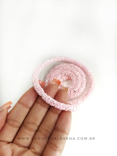 TUBO DE STRASS ROSA BB TAMANHO 50CM - comprar online
