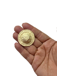 CHAPÉU DE PALHA PP APROX. 3.5CM BEGE ( 2 UNIDADES ) - comprar online