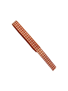 FITA IMPORTADA XADREZ LARANJA 10MM 3 METROS