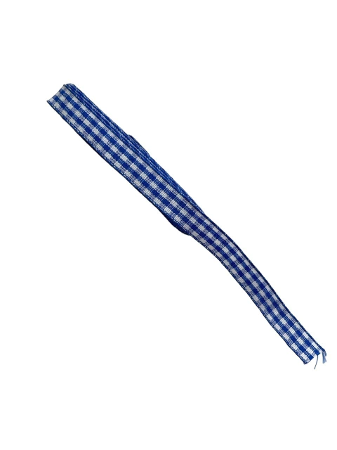 FITA IMPORTADA XADREZ AZUL ROYAL 10MM 3 METROS