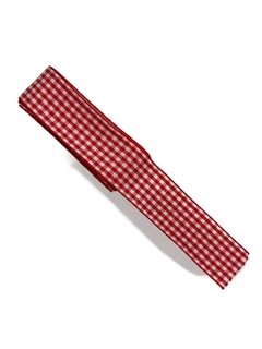 FITA IMPORTADA XADREZ VERMELHO 25MM 3 METROS