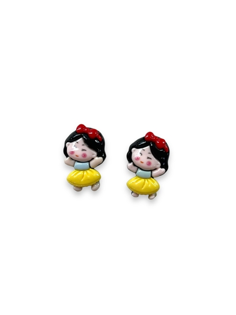 APLIQUE DE RESINA BRANCA DE NEVE COM 02 UNIDADES