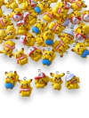 PINGENTE DE RESINA PIKACHU COM 05 UNIDADES
