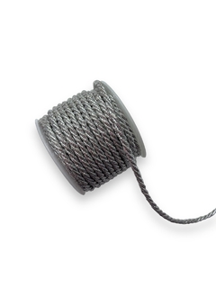 CORDÃO SÃO FRANCISCANO DE 3MM PRATA ( 2 METROS )