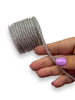 CORDÃO SÃO FRANCISCANO DE 3MM PRATA ( 2 METROS ) - comprar online