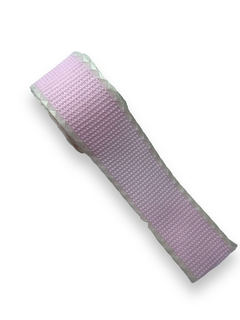 FITA QUADRICULADA COM BORDA MARFIN 38MM PINK (2 METROS)