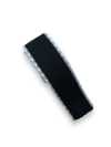 FITA QUADRICULADA COM BORDA BRANCA 38MM BLACK (2 METROS)