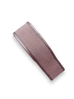 FITA QUADRICULADA COM BORDA PESPONTADA 38MM ROSÊ (2 METROS)