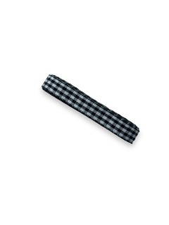 FITA IMPORTADA XADREZ PRETO 10MM 3 METROS