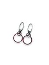 MOSQUETÃO PARA CHAVEIRO OVAL COM ARGOLA 6CM PRATA ( 2 UNIDADES )