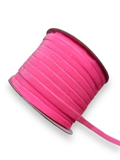 FITA VELUDO 10MM ROSA NEON (2 METROS)