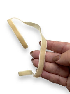 FITA VELUDO 10MM CREME (2 METROS) - comprar online