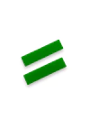 PLAQUINHA PARA AIRCLIP TAM 6CM X 1,5CM (2 UNIDADES) VERDE