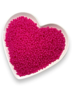 BOLA TRANSLUCIDA PINK 6MM COM 30 GRAMAS