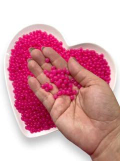 BOLA TRANSLUCIDA PINK 6MM COM 30 GRAMAS - comprar online