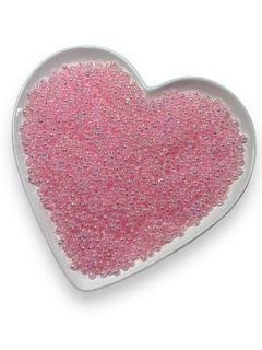 BOLAS BOLHA DE SABÃO ROSA BEBE DE 6MM COM 30 GRAMAS