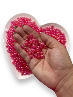 BOLAS BOLHAS DE SABÃO ROSA MÉDIO DE 8MM COM 30 GRAMAS - comprar online