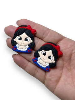 APLIQUE EMBORRACHADO PRINCESA BRANCA DE NEVE 3CM (2 UNIDADES) - comprar online