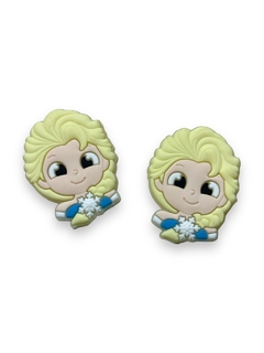 APLIQUE EMBORRACHADO PRINCESA ELSA 3CM (2 UNIDADES)
