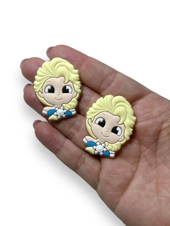 APLIQUE EMBORRACHADO PRINCESA ELSA 3CM (2 UNIDADES) - comprar online