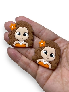 APLIQUE EMBORRACHADO PRINCESA MOANA 3CM (2 UNIDADES) - comprar online