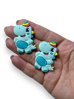 APLIQUE EMBORRACHADO PERSONAGEM BABY TUBE DINO TIFFANY 3CM (2 UNIDADES) - comprar online