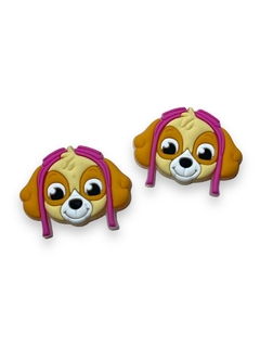 APLIQUE EMBORRACHADO PATRULHA CANINA SKYE 3CM (2 UNIDADES)