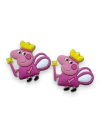 APLIQUE EMBORRACHADO PERSONAGEM PEPPA PIG 3CM (2 UNIDADES)