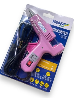 PISTOLA COLA QUENTE DE BASTÃO FINO ROSA YAMA
