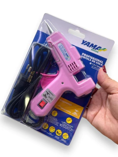 PISTOLA COLA QUENTE DE BASTÃO FINO ROSA YAMA - comprar online