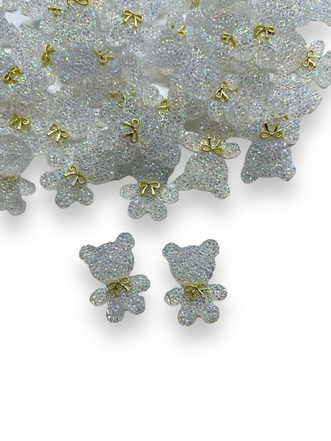 APLIQUE RESINADO URSINHO BOREAL 3CM (2 UNIDADES)