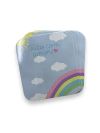 CARTELA EM PAPELARIA PARA LAÇOS 300G ARCO IRIS 9X6CM (10 UNIDADES)