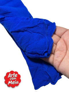 MEIA DE SEDA ARTE COM MEIA AZUL ROYAL COM 2 UND - comprar online