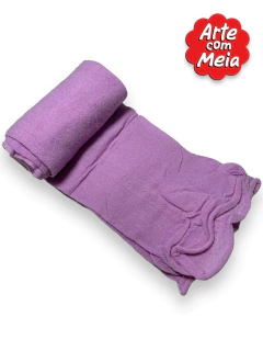 MEIA DE SEDA ARTE COM MEIA LAVANDA COM 2 UND