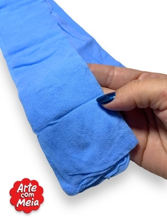 Imagem do MEIA DE SEDA ARTE COM MEIA AZUL CELESTE COM 2 UND