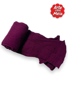 MEIA DE SEDA ARTE COM MEIA VINHO COM 2 UND