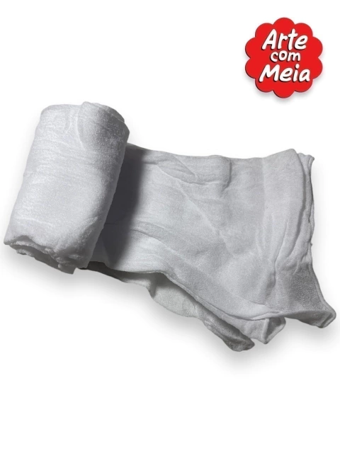 MEIA DE SEDA ARTE COM MEIA BRANCO