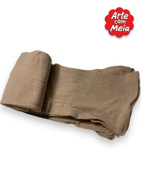 MEIA DE SEDA ARTE COM MEIA CANELA COM 2 UND