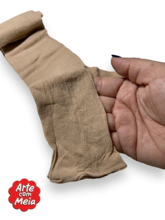 MEIA DE SEDA ARTE COM MEIA CANELA COM 2 UND - Sonhos da Lorena