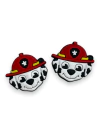 APLIQUE EMBORRACHADO PATRULHA CANINA MARSHALL 3CM (2 UNIDADES)